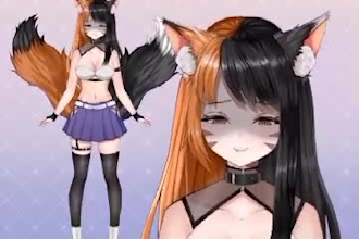 create live2d model, chibi, pngtuber, vtuber model, prprlive, l2d, vtuber, oc