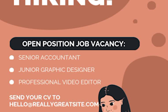 design decent flyers and posters  for you