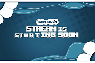 make custom loading screen, starting soon, brb, and ending soon