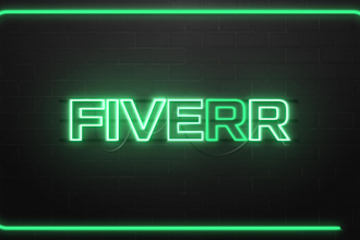 create a glowing neon logo animation to make your brand pop