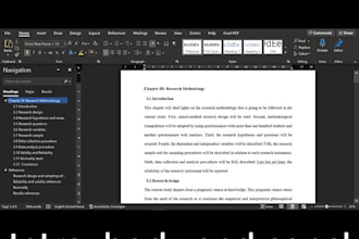 write research methodology chapter
