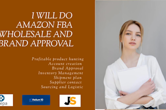 do amazon fba wholesale product research and  brand approval