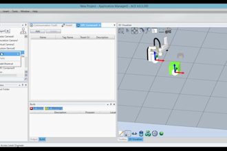 provide omron adept ace robot programming , simulation and training support
