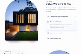 property website data import sync, theme customization for real estate website