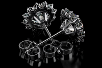 do 3d jewelry model of earrings for printing