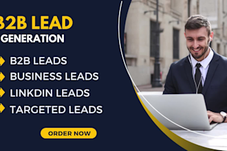 do targeted b2b lead generation, linkedin research