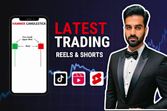 provide engaging forex and crypto trading instagram reels and youtube shorts