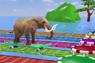 3d animal animation, 3d crossing fountain, 3d animal model, 3d dragon model
