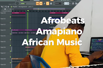 produce your custom afrobeats, amapiano, african beats