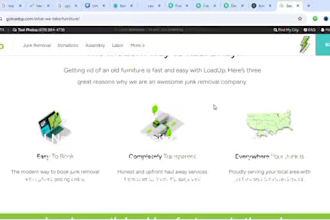 design junk removal website, hvac landscaping, hauling cleaning service website