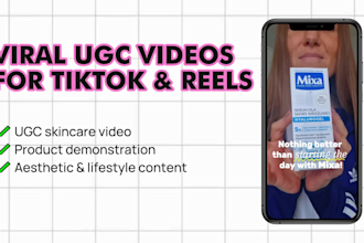 create engaging ugc video ads for tiktok, instagram,facebook