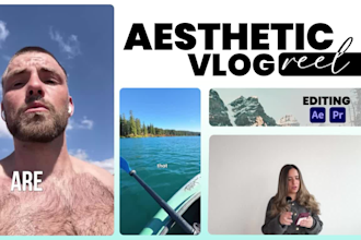 edit engaging asthetic lifestyle vlog instagram reels