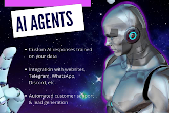 create customer service chatbot for your companys website