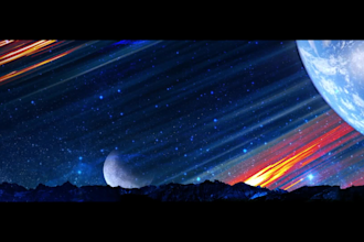 create simple led concert visual backgrounds