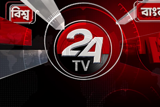 create a news opener and broadcast design like a TV channel