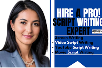 be script writer movie script screenwriting commercial script for your business