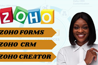 setup zoho books zoho CRM solutions and zoho creator application for business