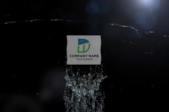make 3d product water simulation cloth simulation 3d bottle animation