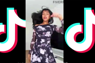 create a fire tiktok dance video for your mp3 music