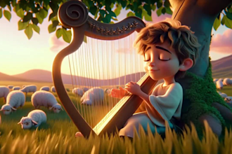 create 3d storytelling video bible story video for children ai bible story