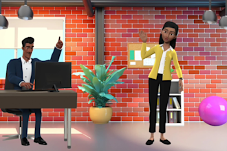 create realistic 3d animation explainer video
