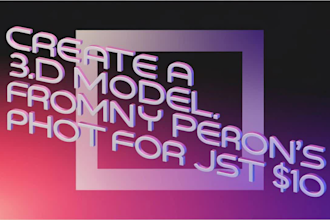 create realistic 3d models from your photos