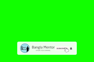 make a subscribe and bell intro green screen for youtube