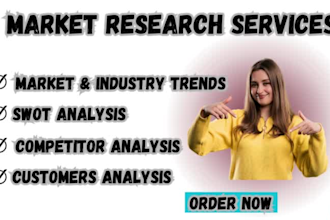 do market research, swot, and competitor analysis