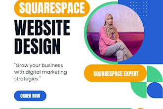 develop squarespace website, design or redesign squarespace website