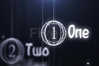 create a lovely new year countdown video for you