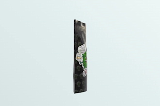 video 3d mock up, product mock up packaging label bag design