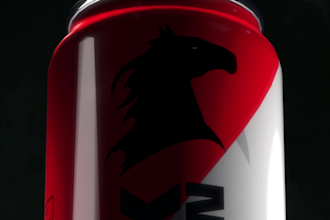do 3d can, bottle packaging, drink packaging with 3d animations