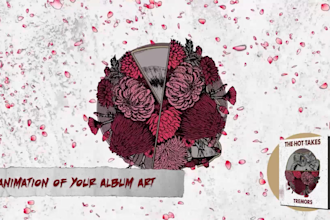 do a professional and creative rock or metal lyric video