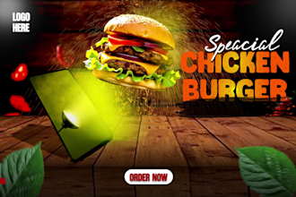 create professional food and flyer designs with animation