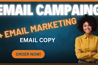 setup and manage cold email marketing campaigns and write persuasive email copy
