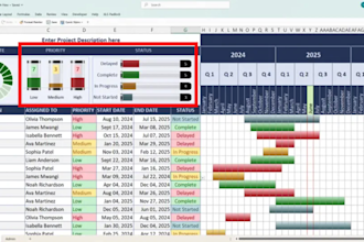 create a custom monthly gantt chart in microsoft excel