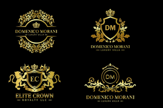 design modern gold luxury logo