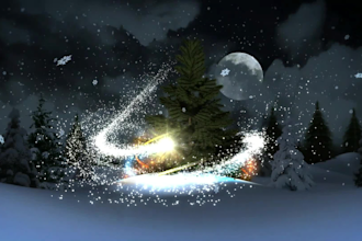 create beautiful christmas logo animation for your brand