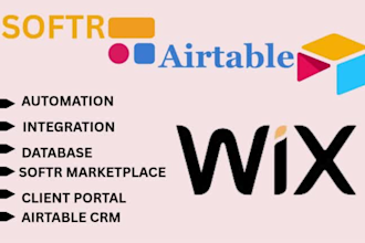 design client portal with softr airtable glide adalo miro wix website redesign