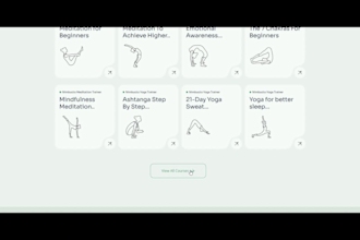 create a professional yoga, meditation website in 8 days