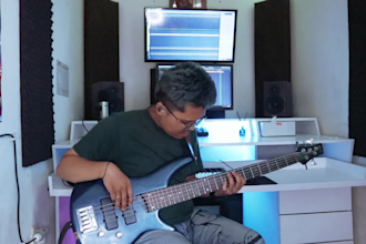be pro your bass player, reggae with perfect composition
