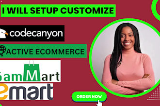 customize emart 6ammart active ecommerce and codecanyon script