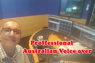 record a professional high quality voice over