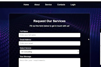 do custom chatbot and web development