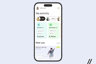 custom fitness tracker app development workout, health, nutrition tracking IOS