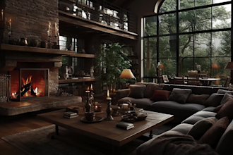 make cozy relaxing ambient rain video