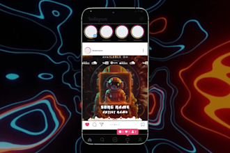 make teaser ,promo music video for instagram
