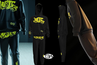 make 3d clothing mockups for 3d fashion apparel in clo3d