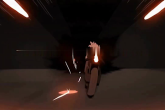 japanese anime style, 2d character animation , 2d cartoon animation, music video