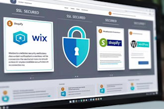 configure http to https install ssl certificate or ssl fix, wix, shopify site